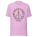 Peace sign butterfly t-shirt