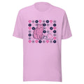 Snowflake heart cat t-shirt