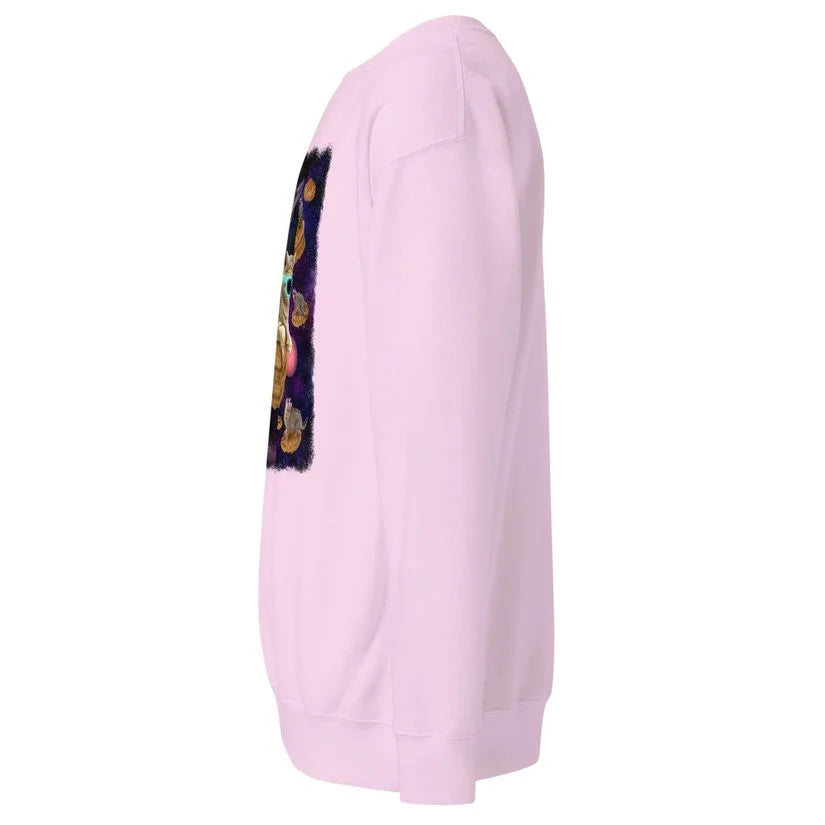 Space cat pancake sweatshirt
