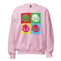 Heart pop art cat sweatshirt