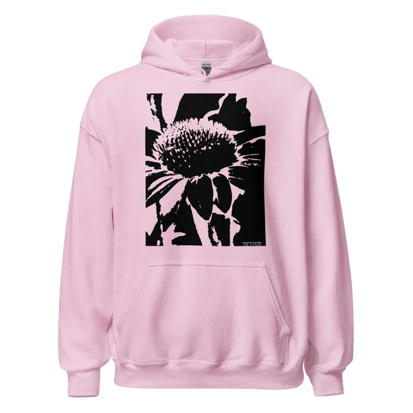 Abstract flower hoodie